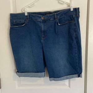 NYDJ blue denim 3X shorts